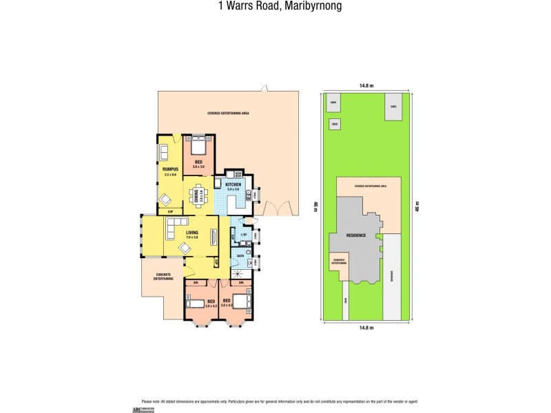 1 Warrs Road, Maribyrnong VIC 3032 Floorplan