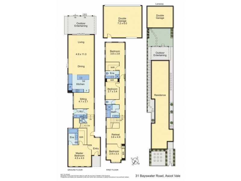 31 Bayswater Road, Kensington VIC 3031 Floorplan