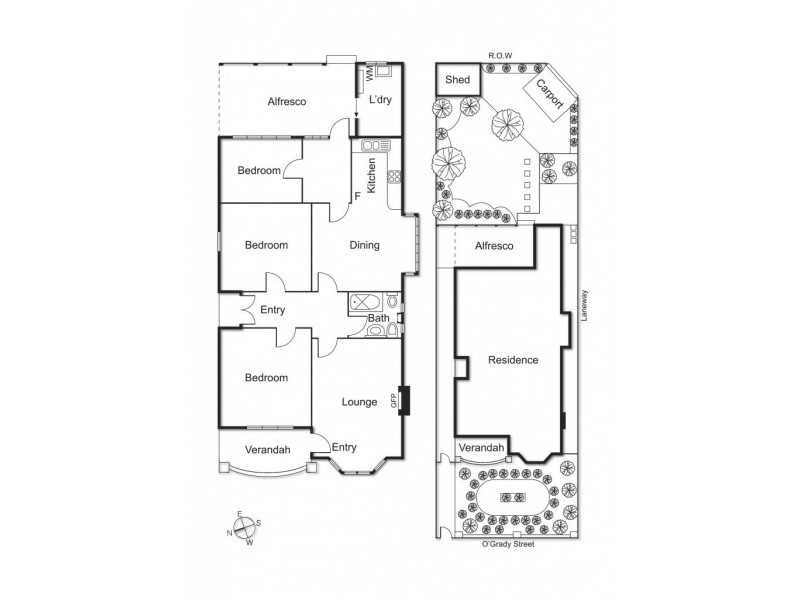 2 O’Grady Street, Brunswick VIC 3056 Floorplan
