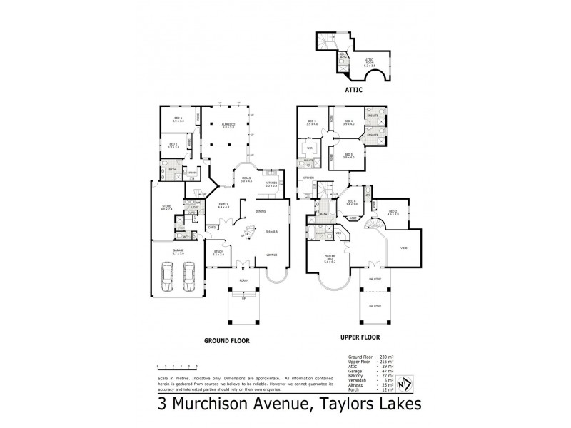 3 Murchison Avenue, Taylors Lakes VIC 3038 Floorplan