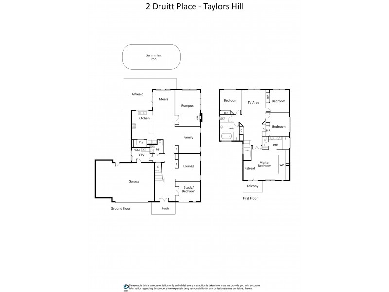 2 Druitt Place, Taylors Hill VIC 3037 Floorplan