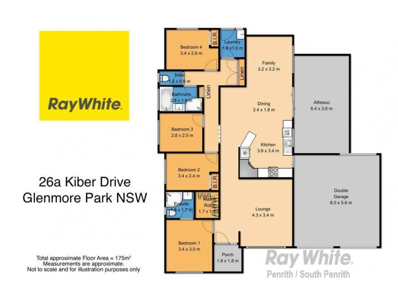 26a Kiber Drive, Glenmore Park NSW 2745 Floorplan
