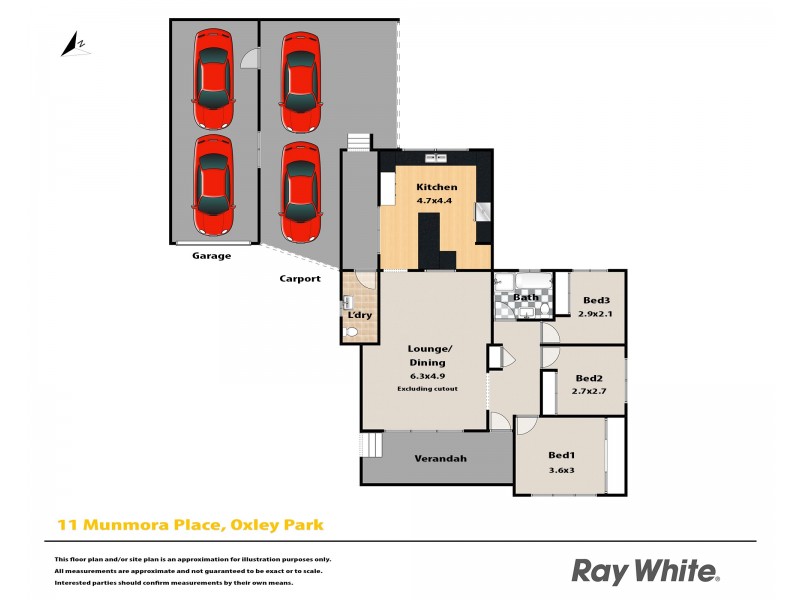 11 Munmora Place, Oxley Park NSW 2760 Floorplan