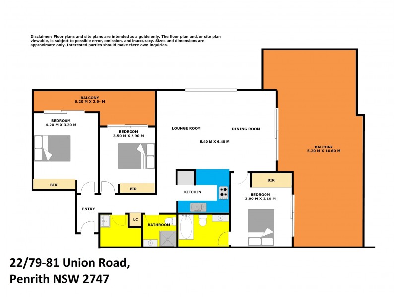 22/79-81 Union Road, Penrith NSW 2750 Floorplan