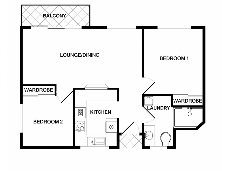 215/37 Mulgoa Road, Penrith NSW 2750 Floorplan