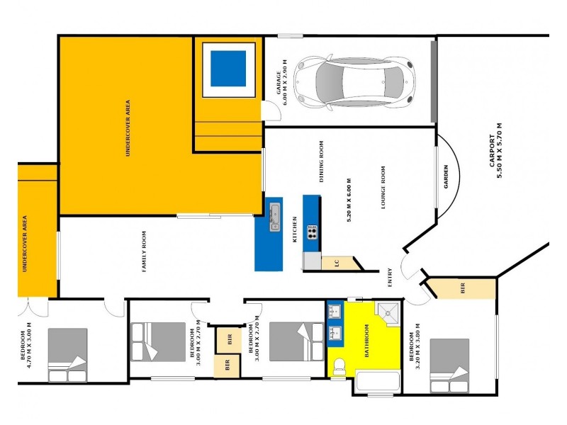 47 Oriole Street, Glenmore Park NSW 2745 Floorplan