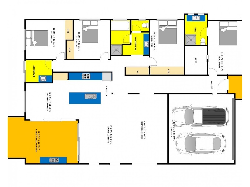 16 Wader Street, Cranebrook NSW 2749 Floorplan