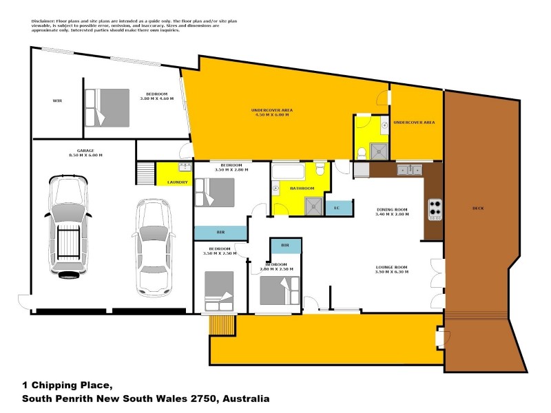 1 Chipping Place, South Penrith NSW 2750 Floorplan