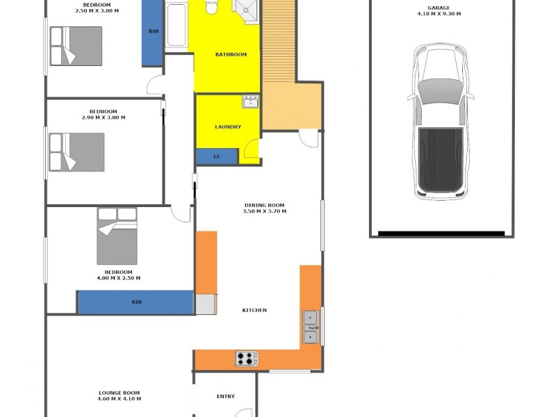 13 Ariel Crescent, Cranebrook NSW 2749 Floorplan