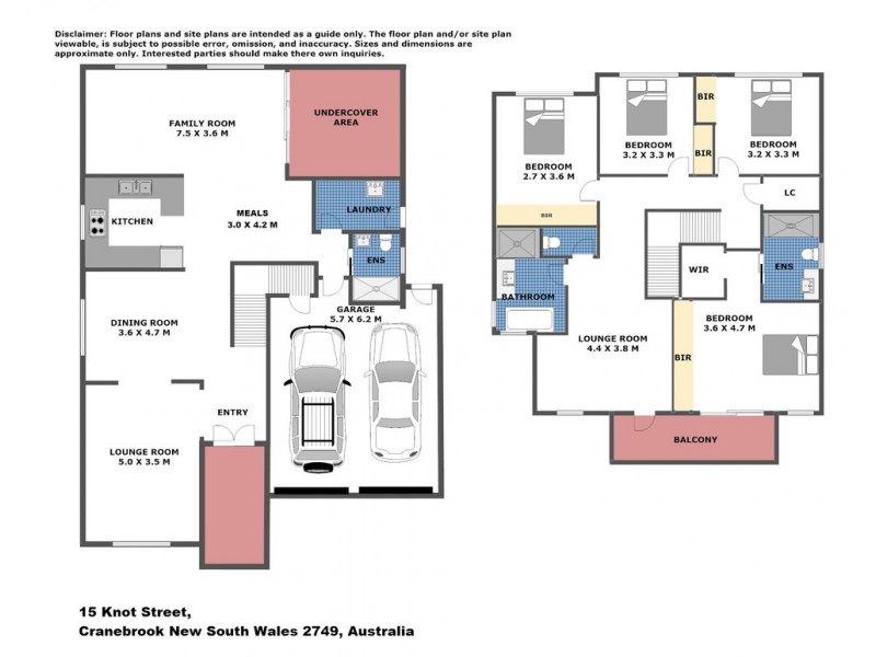 15 Knot Street, Cranebrook NSW 2749 Floorplan