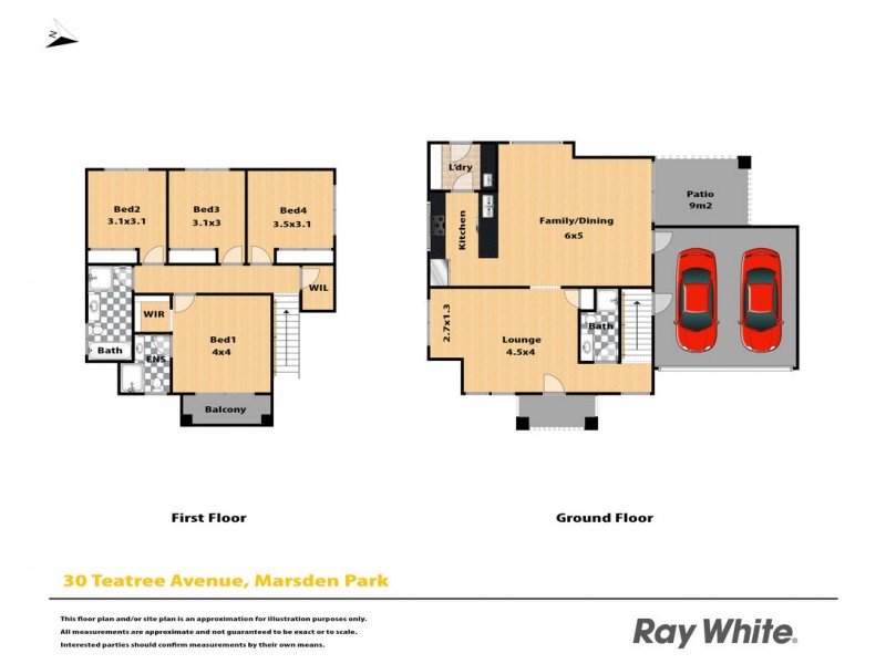 30 Teatree Avenue, Marsden Park NSW 2765 Floorplan