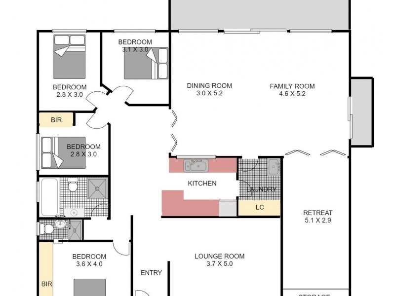 102 The Lakes Drive, Glenmore Park NSW 2745 Floorplan