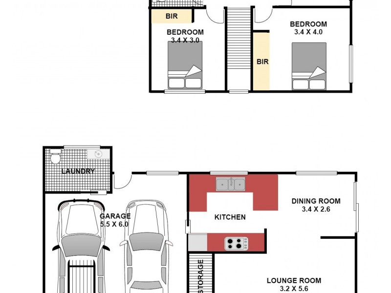 1/63 Pembroke Street, Cambridge Park NSW 2747 Floorplan