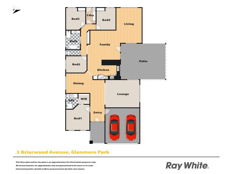 3 Briarwood Avenue, Glenmore Park NSW 2745 Floorplan