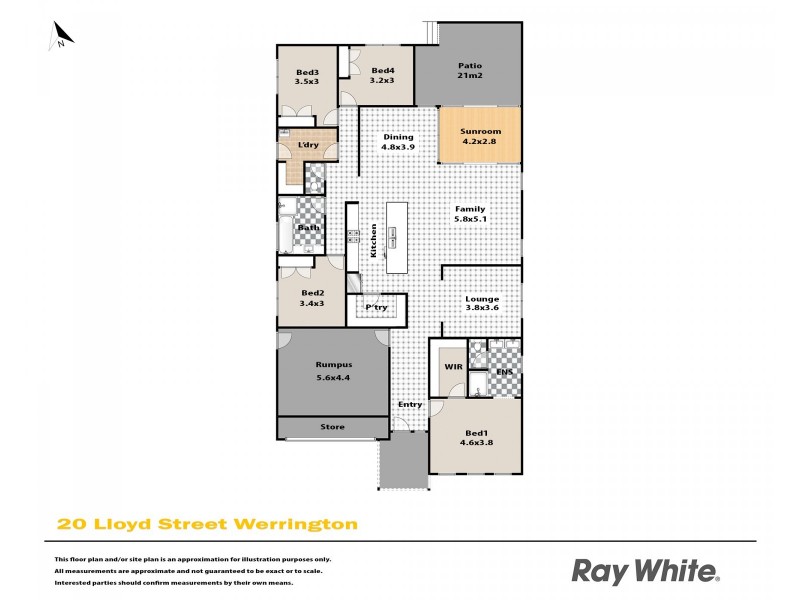 20 Lloyd Street, Werrington NSW 2747 Floorplan