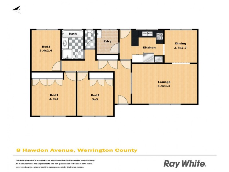 8 Hawdon Avenue, Werrington County NSW 2747 Floorplan