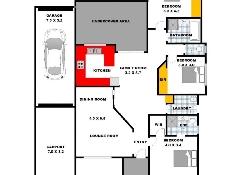 130 Goldmark Cres, Cranebrook NSW 2749 Floorplan