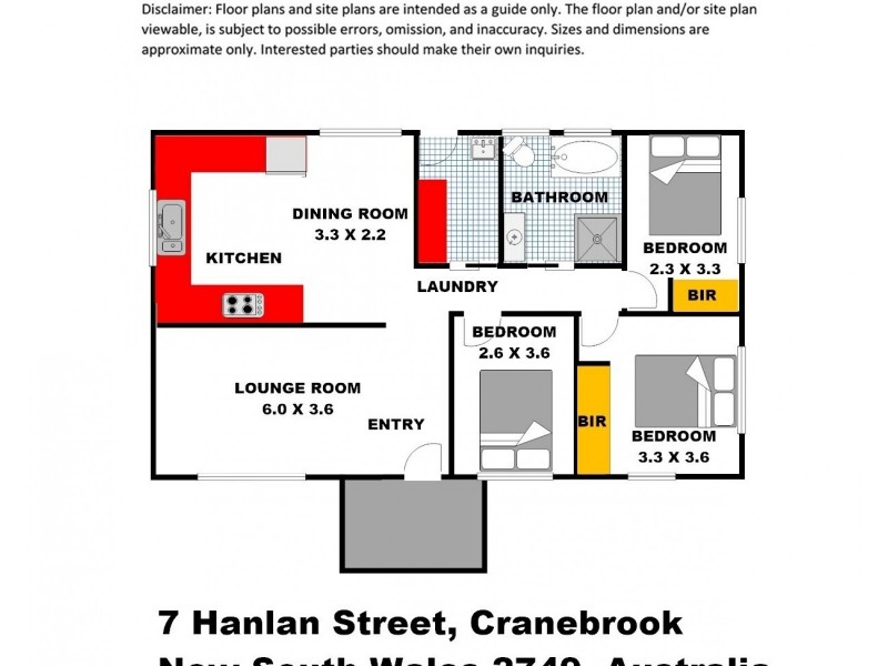 7 Hanlan Street, Cranebrook NSW 2749 Floorplan