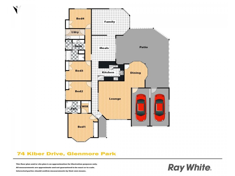 74 Kiber Drive, Glenmore Park NSW 2745 Floorplan