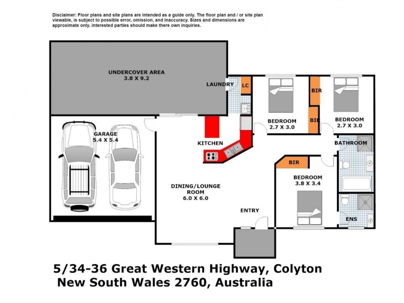 5/36-40 Great Western Highway, Colyton NSW 2760 Floorplan