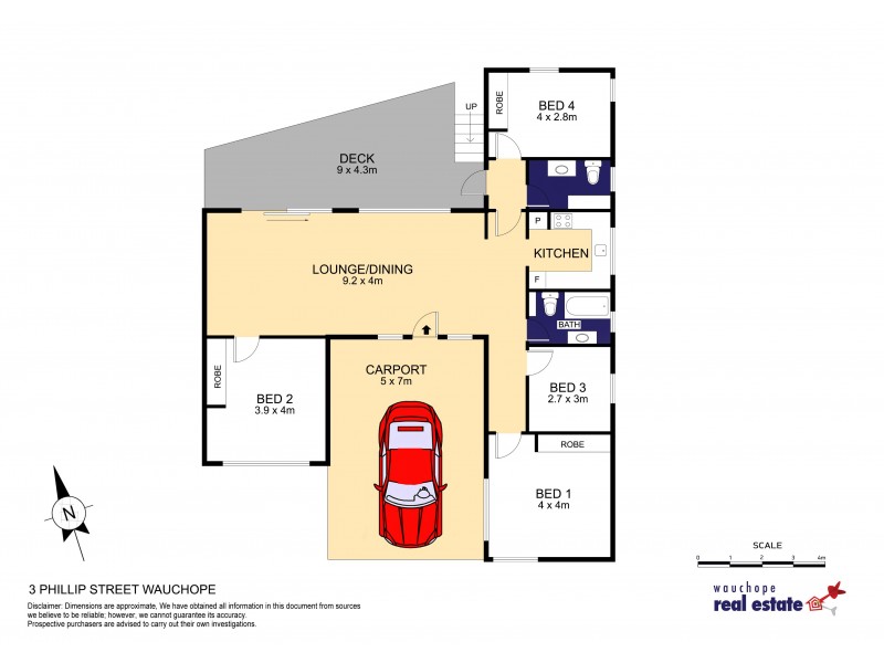 3 Phillip Street, Wauchope NSW 2446 Floorplan