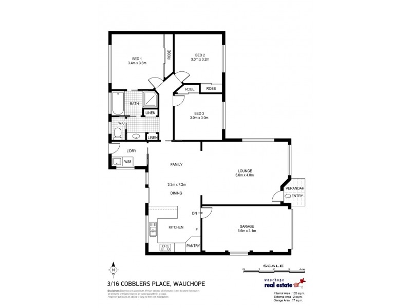 4/16 Cobblers Place, Wauchope NSW 2446 Floorplan
