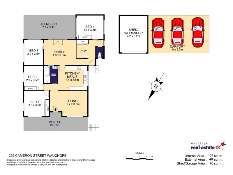 226 Cameron Street, Wauchope NSW 2446 Floorplan