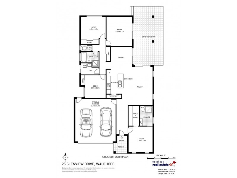 26 Glenview Drive, Wauchope NSW 2446 Floorplan