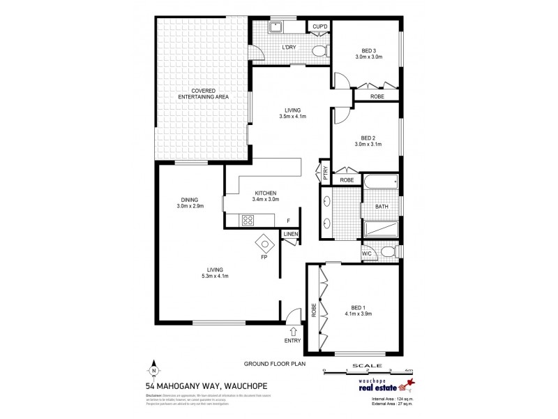 54 Mahogany Way, Wauchope NSW 2446 Floorplan