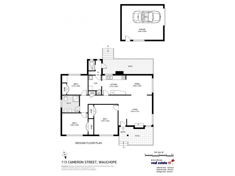 113 Cameron Street, Wauchope NSW 2446 Floorplan