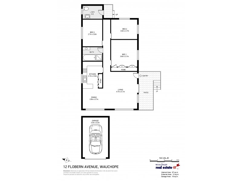 12 Flobern Avenue, Wauchope NSW 2446 Floorplan