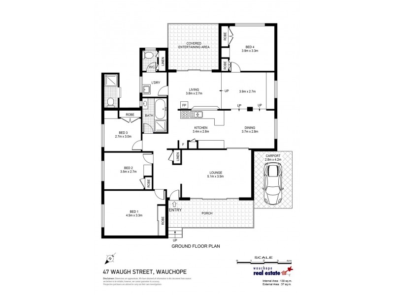 47 Waugh Street, Wauchope NSW 2446 Floorplan