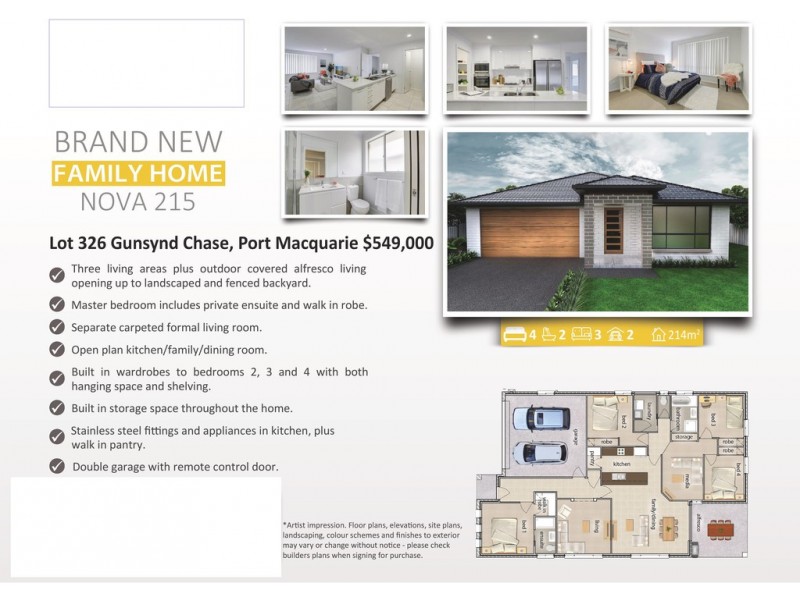 Lot 326 Gunsynd Chase, Port Macquarie NSW 2444