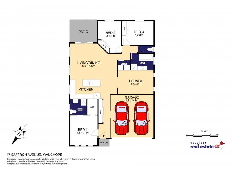 17 Saffron Avenue, Wauchope NSW 2446 Floorplan