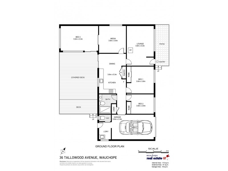 36 Tallowood Avenue, Wauchope NSW 2446 Floorplan