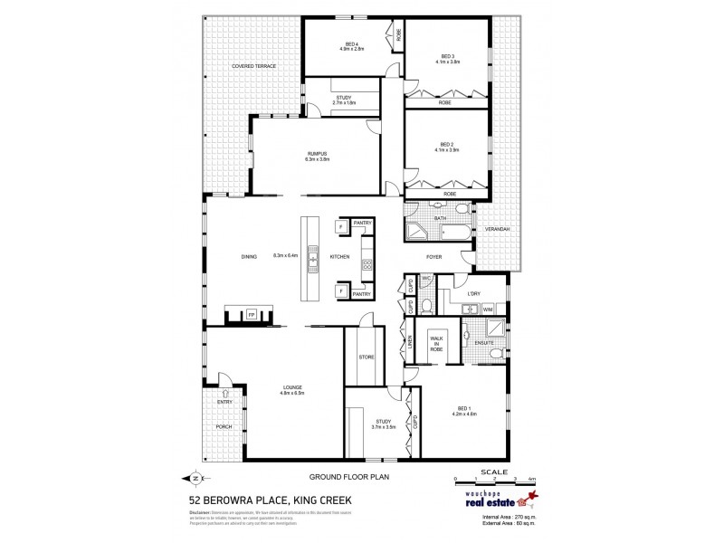 52 Berowra Place, King Creek NSW 2446 Floorplan