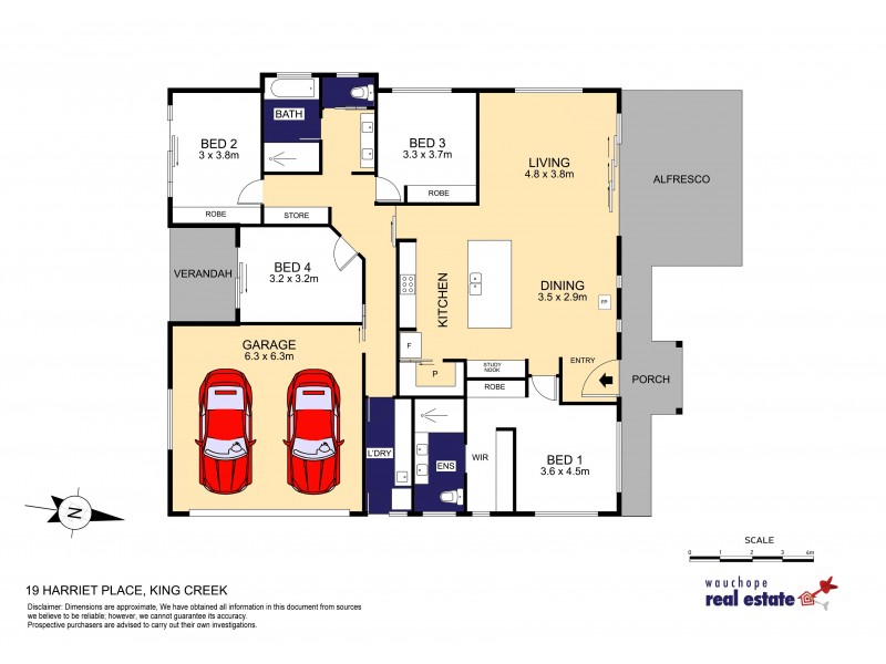 19 Harriet Place, King Creek NSW 2446 Floorplan