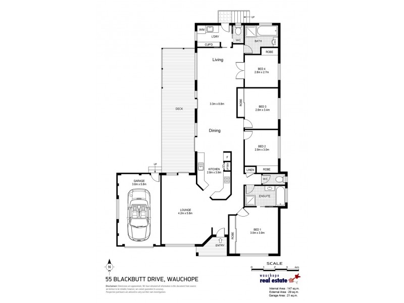 55 Blackbutt Drive, Wauchope NSW 2446 Floorplan
