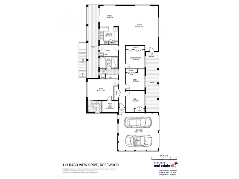 113 Bago View Drive, Rosewood NSW 2446 Floorplan