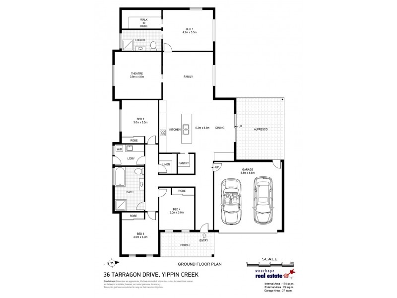 36 Tarragon Drive, Wauchope NSW 2446 Floorplan