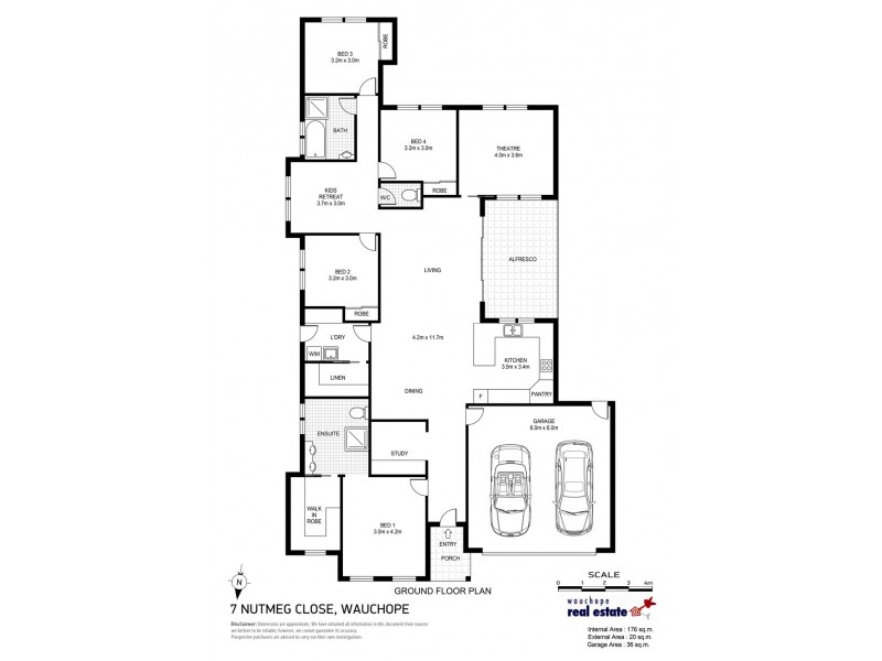 7 Nutmeg Close, Wauchope NSW 2446 Floorplan