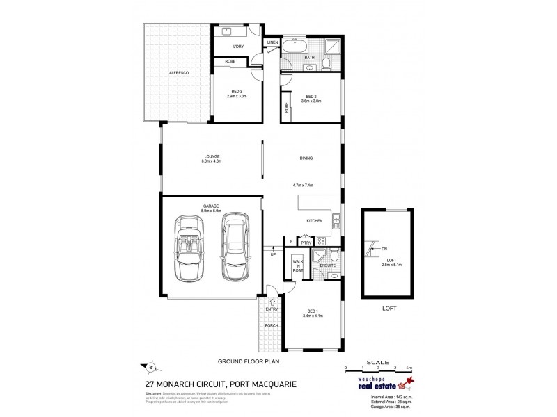 27 Monarch Circuit, Port Macquarie NSW 2444 Floorplan