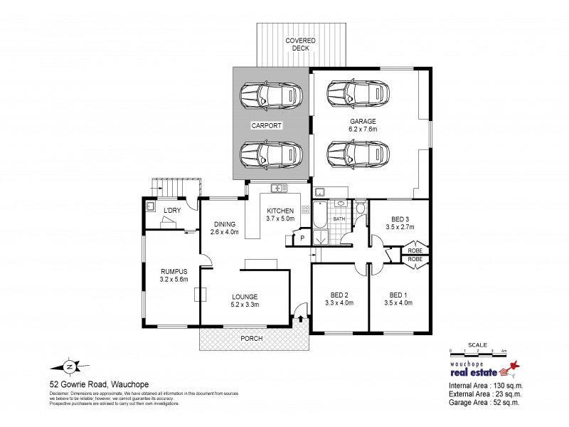 52 Gowrie Road, Wauchope NSW 2446 Floorplan