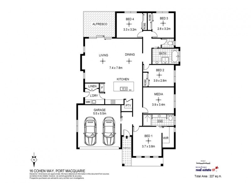 16 Cohen Way, Port Macquarie NSW 2444 Floorplan