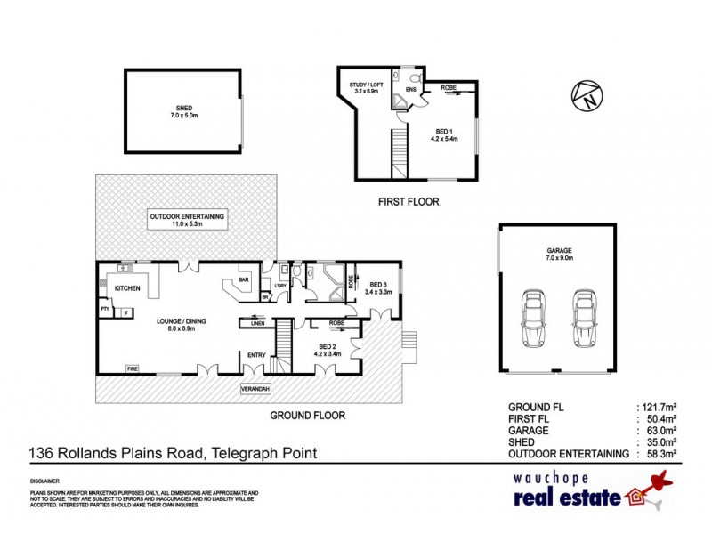 136 Rollands Plains Road, Telegraph Point NSW 2441 Floorplan