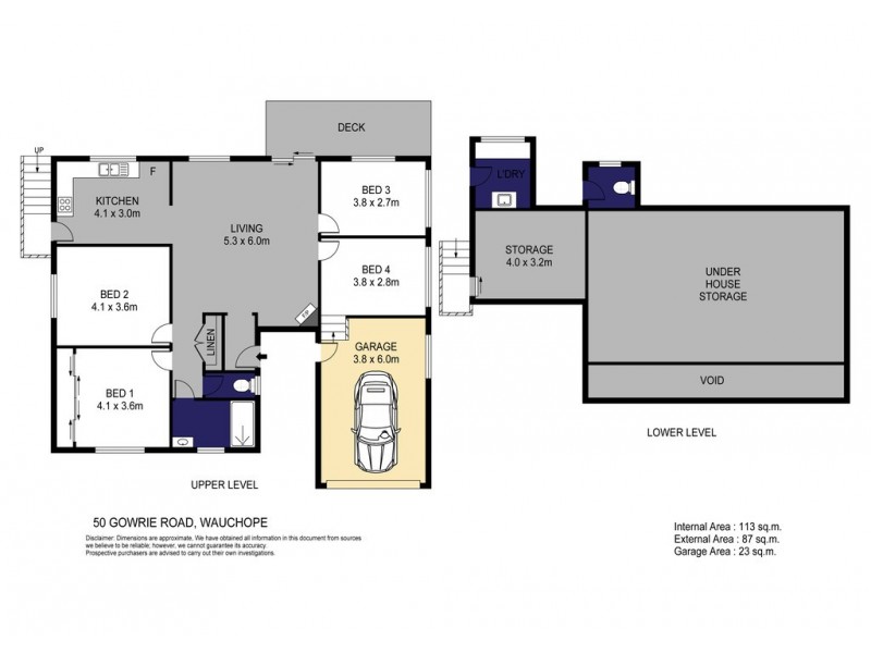 50 Gowrie Road, Wauchope NSW 2446 Floorplan