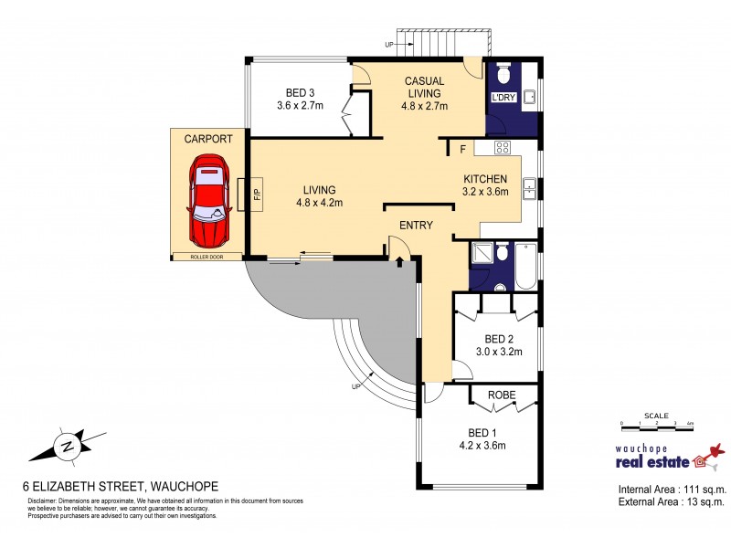 6 Elizabeth Street, Wauchope NSW 2446 Floorplan