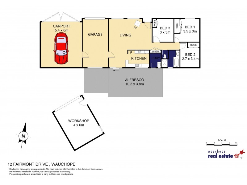 12 Fairmont Drive, Wauchope NSW 2446 Floorplan