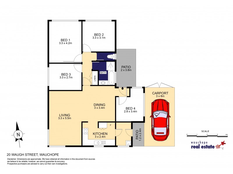 20 Waugh Street, Wauchope NSW 2446 Floorplan