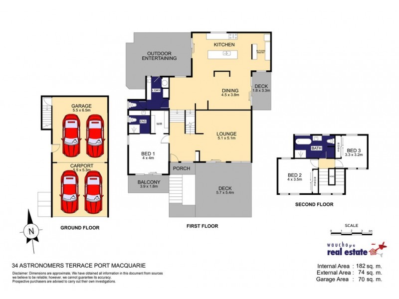 34 Astronomers Terrace, Port Macquarie NSW 2444 Floorplan